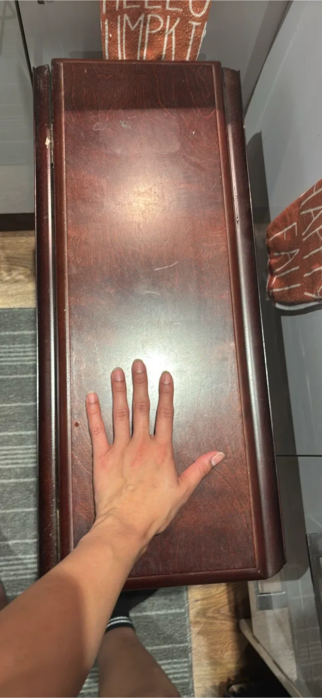 Drop Leaf Table, Dark Wood image indicator(2)