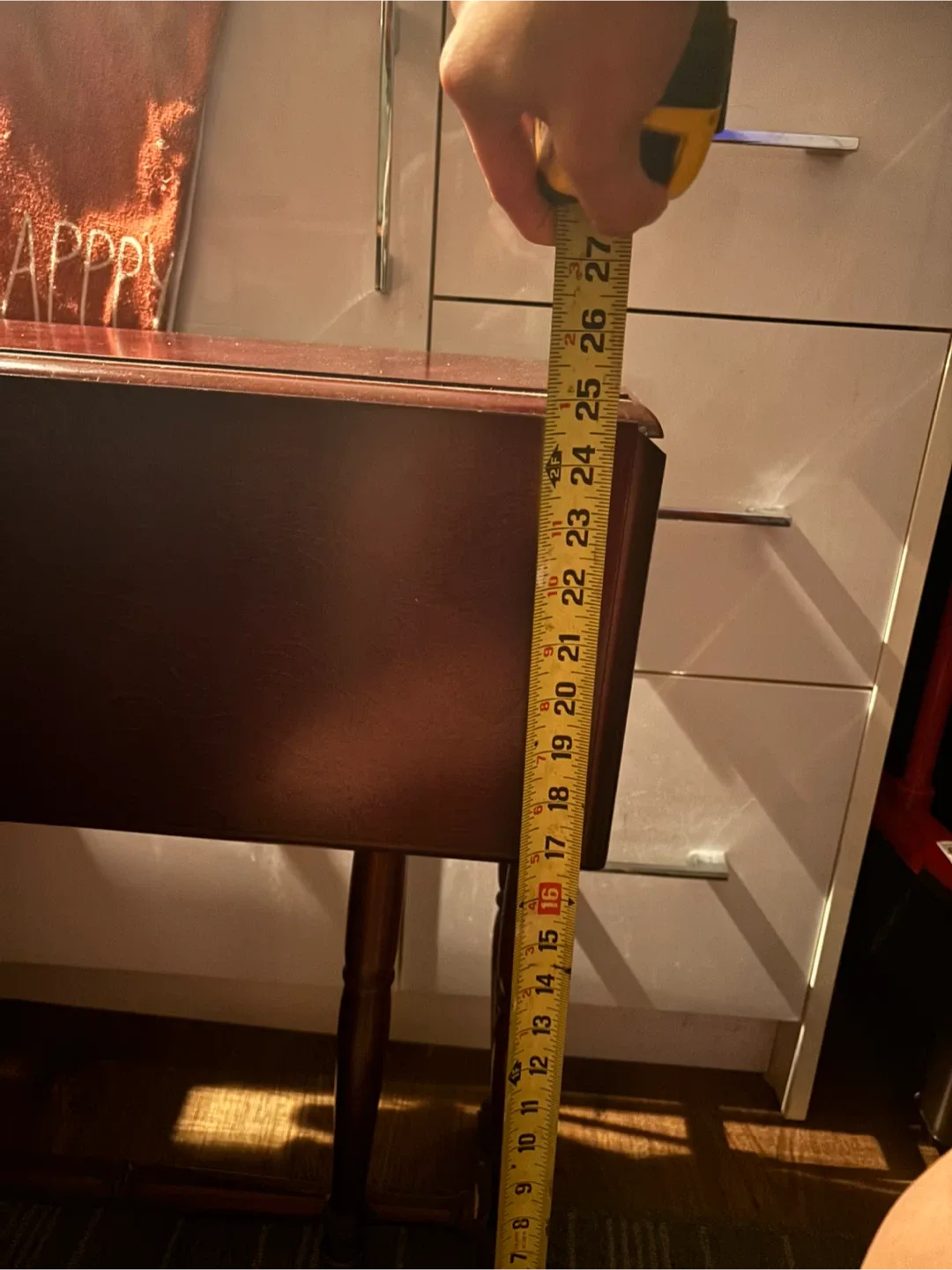 Drop Leaf Table, Dark Wood image indicator(4)