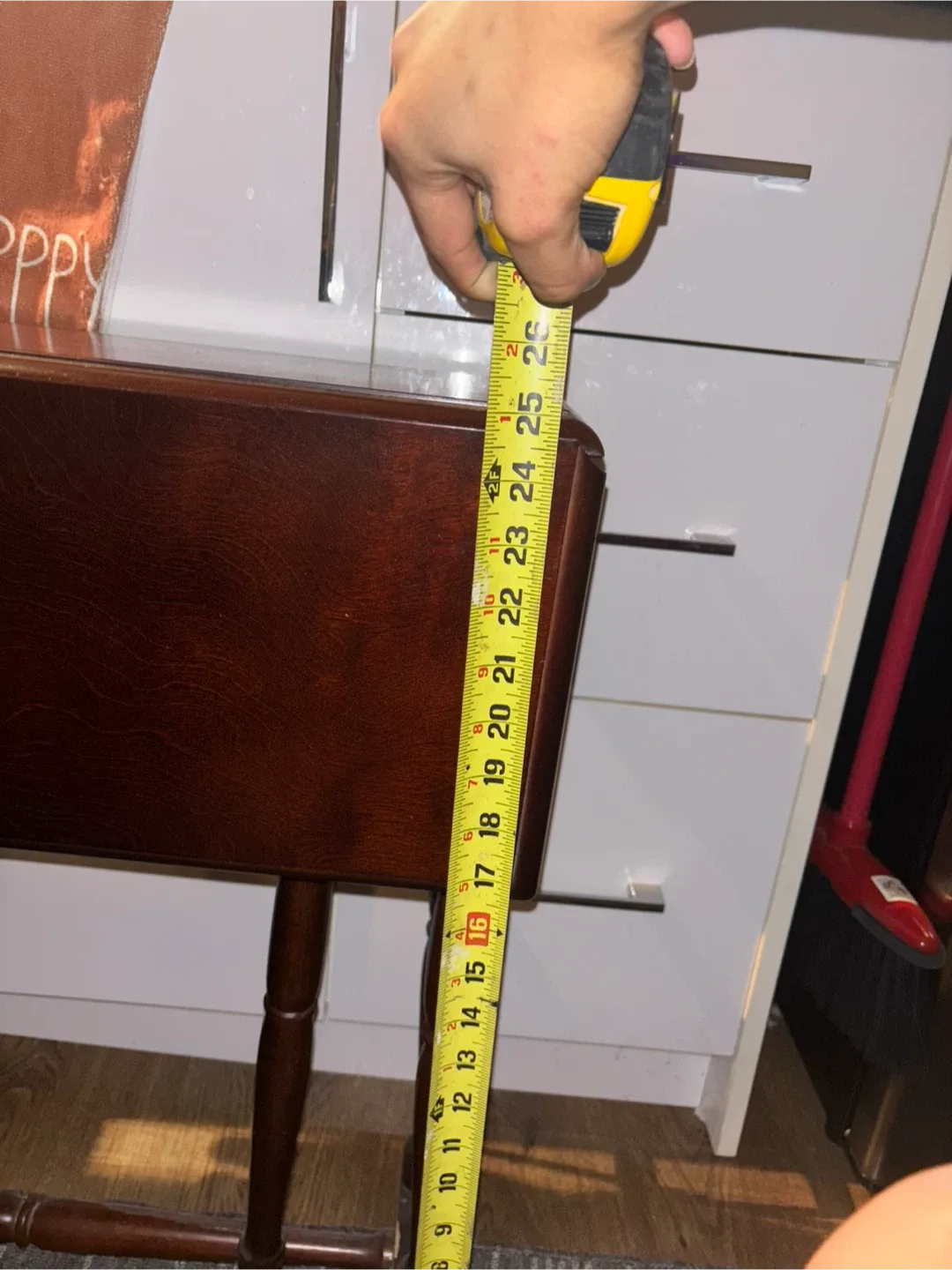 Drop Leaf Table, Dark Wood image indicator(5)