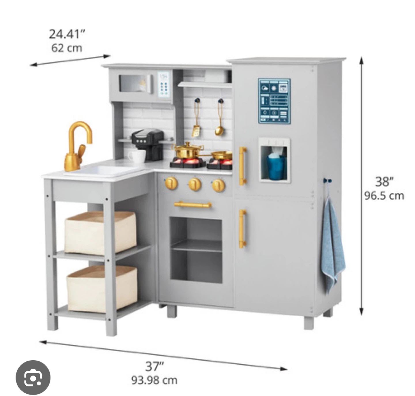 KidKraft Modern Play Kitchen - Gray - photo 2