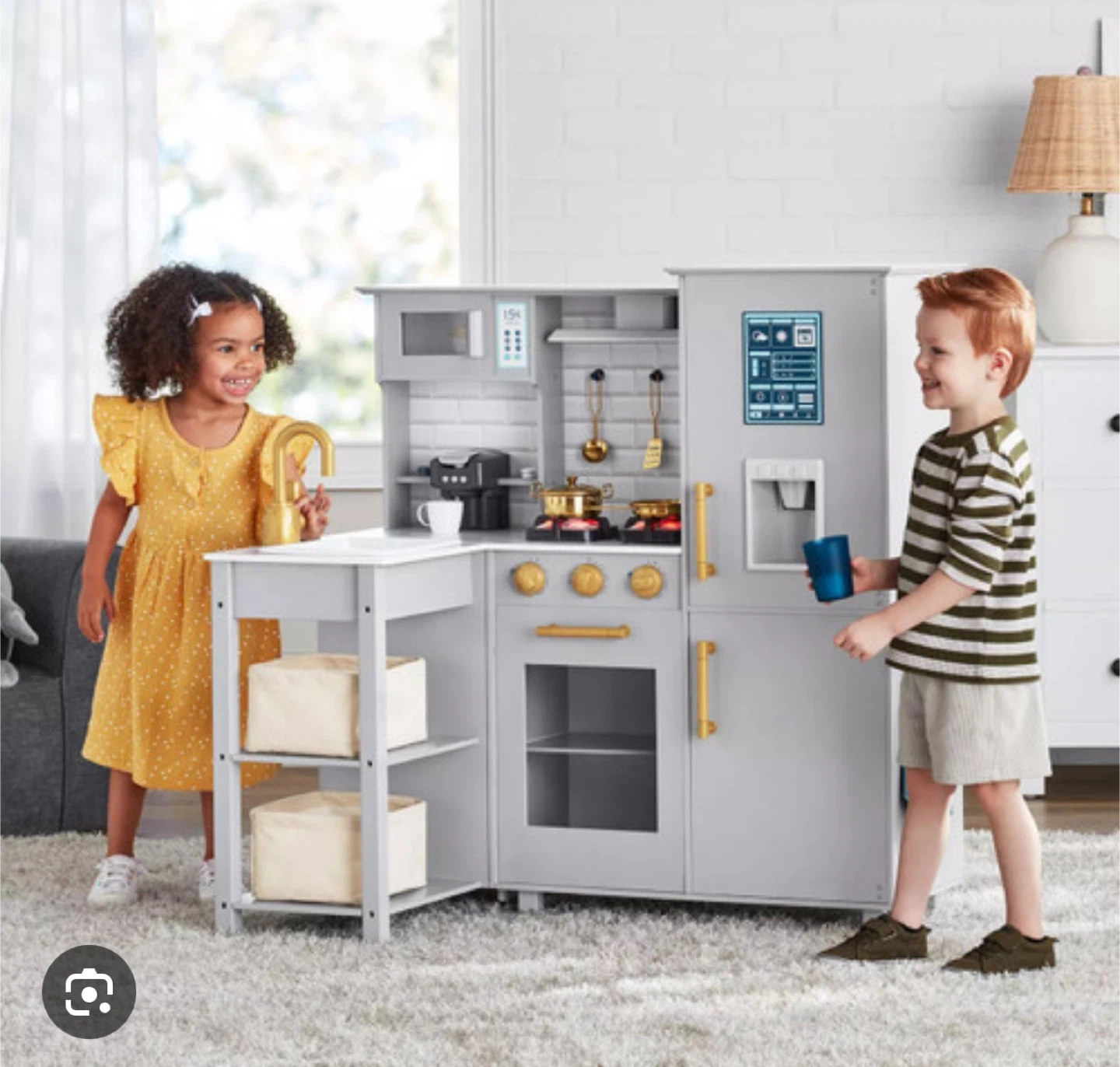 KidKraft Modern Play Kitchen - Gray