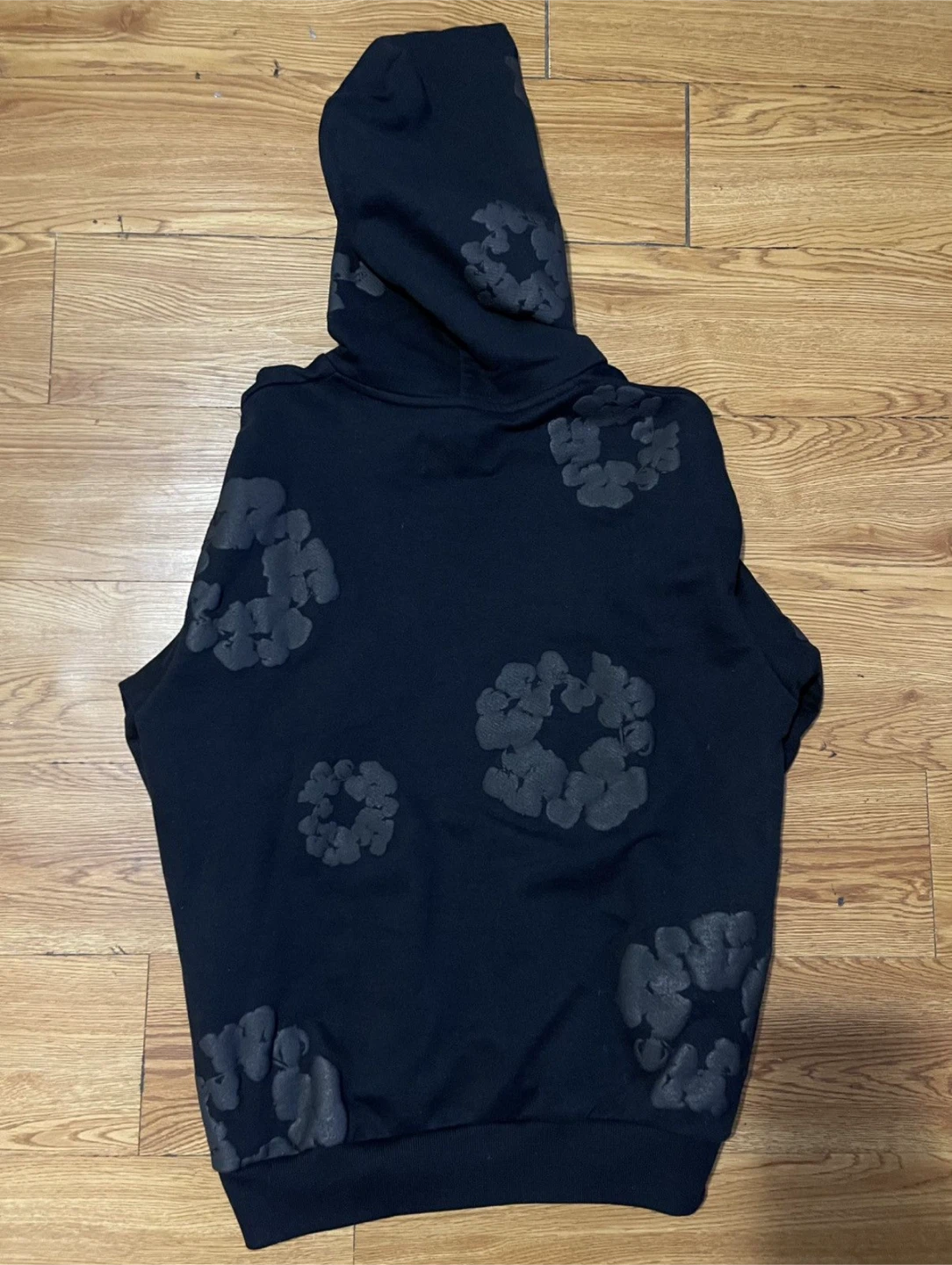 Denim tear hoodie monochrome