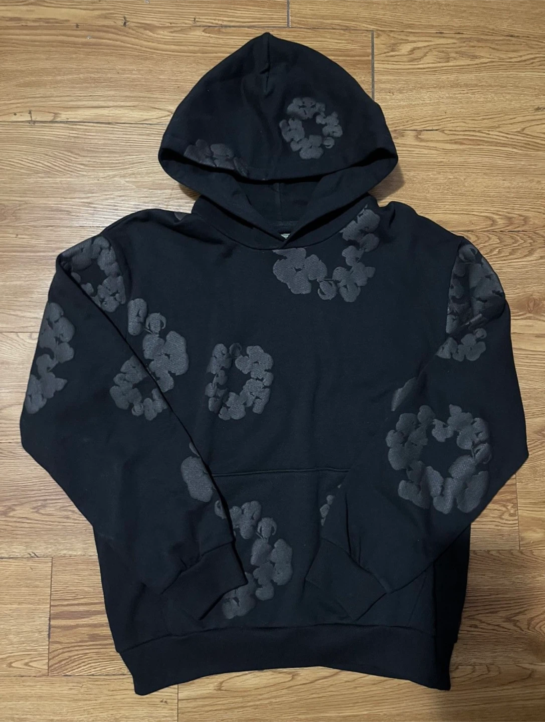 Denim tear hoodie monochrome - photo 2