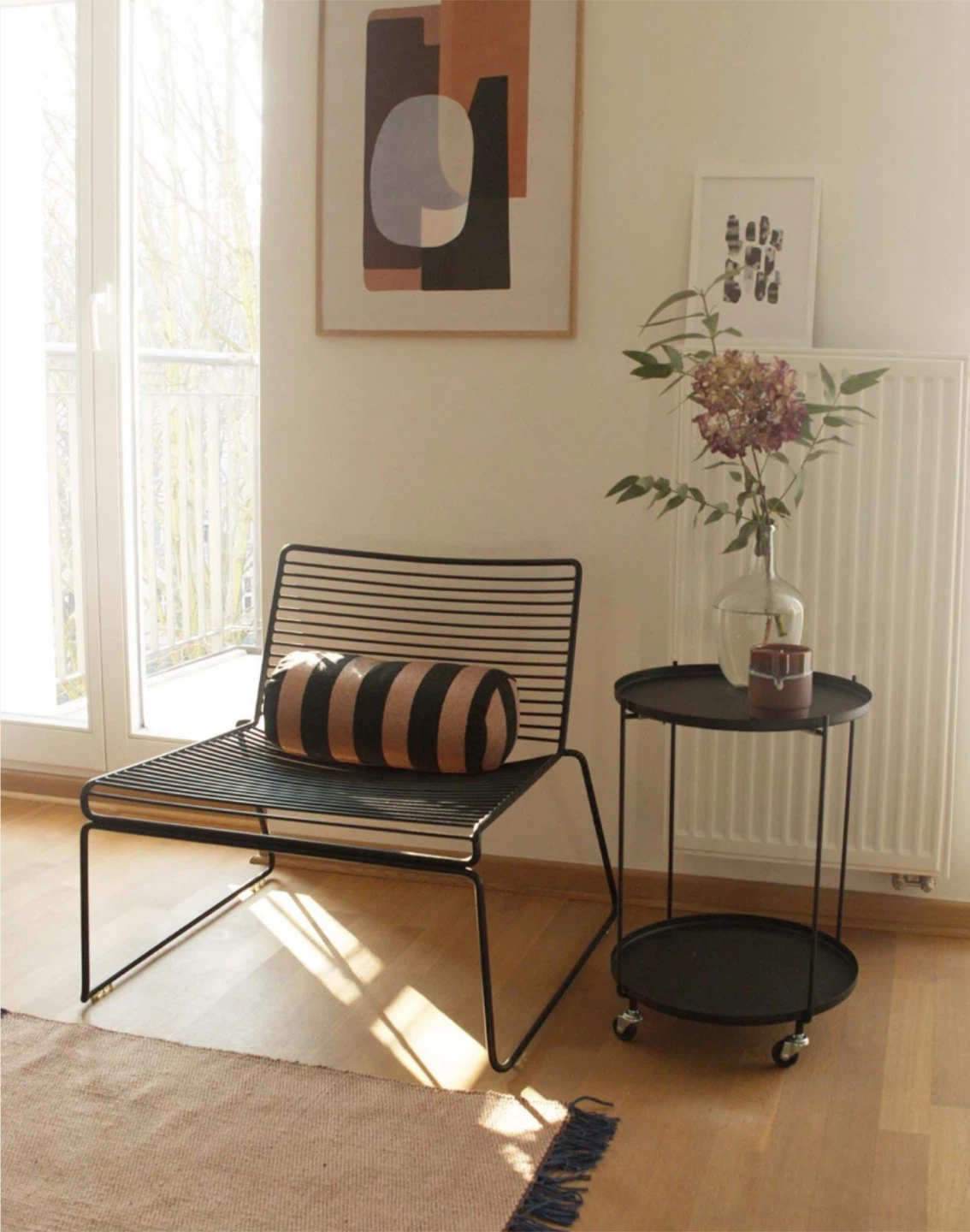 HAY Hee Lounge Chair - design within reach black steel chair