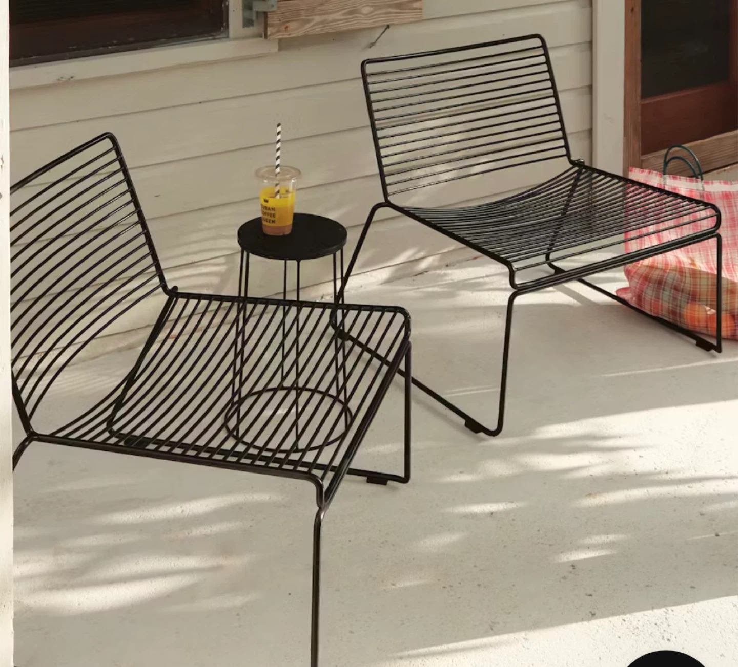 HAY Hee Lounge Chair - design within reach black steel chair - photo 4