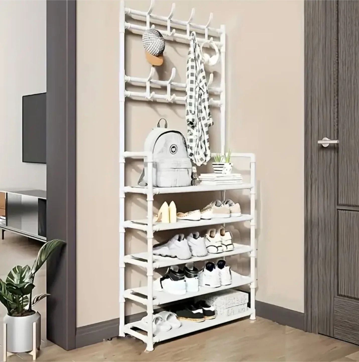 5-Layer Shoe Rack - BRAND NEW IN BOX image indicator(5)