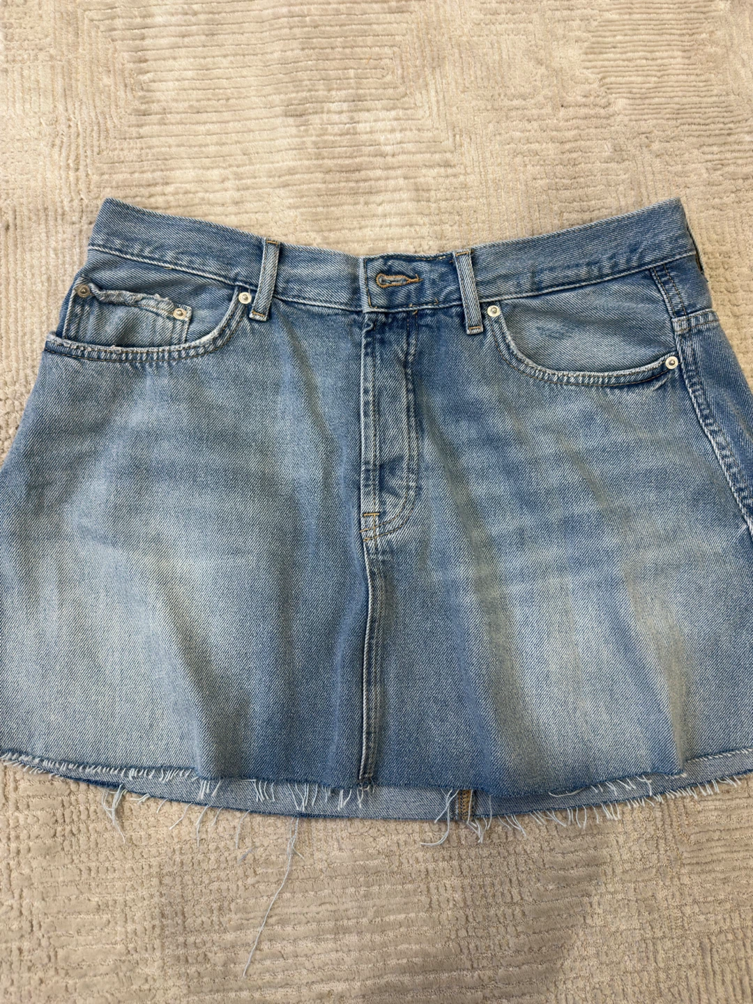 Zara Denim Mini Skirt - Size L
