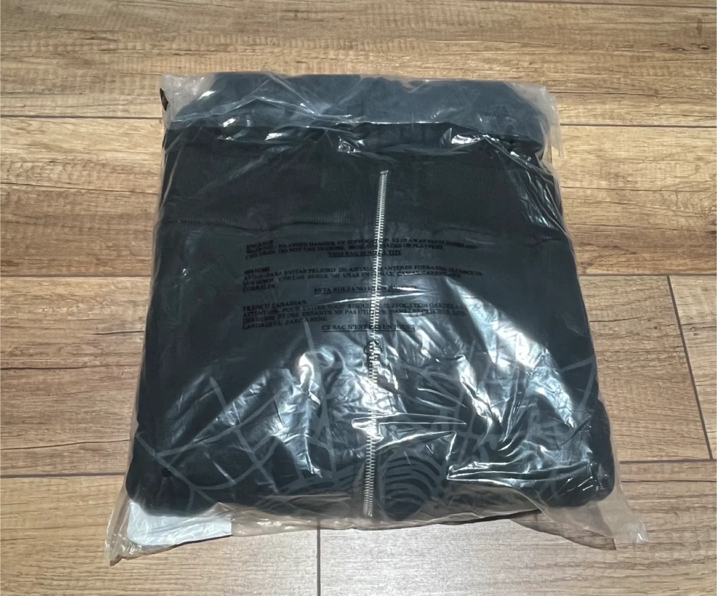 Black Sp5der Zipper Hoodie image indicator(10)