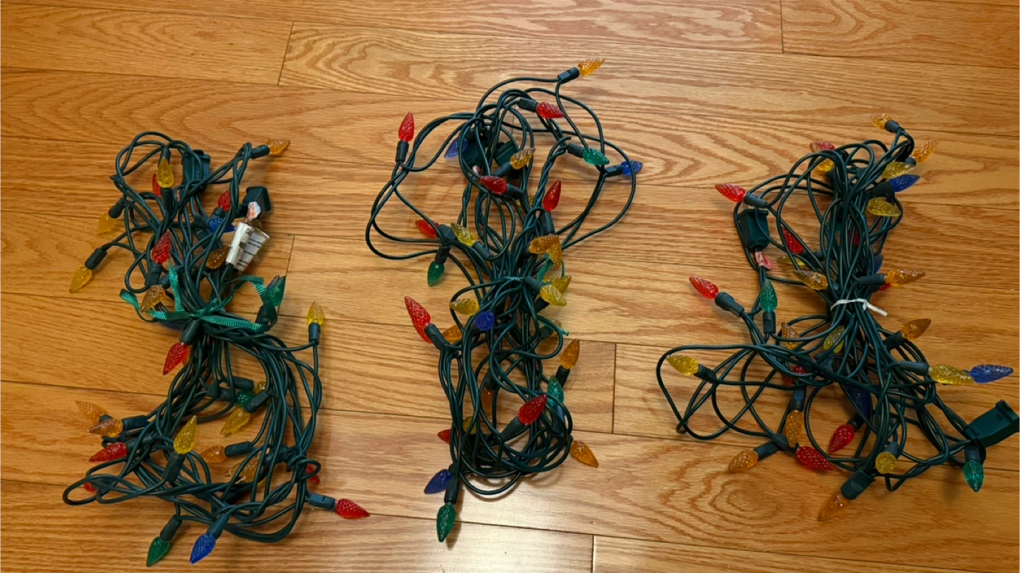 Christmas String Lights - assorted color