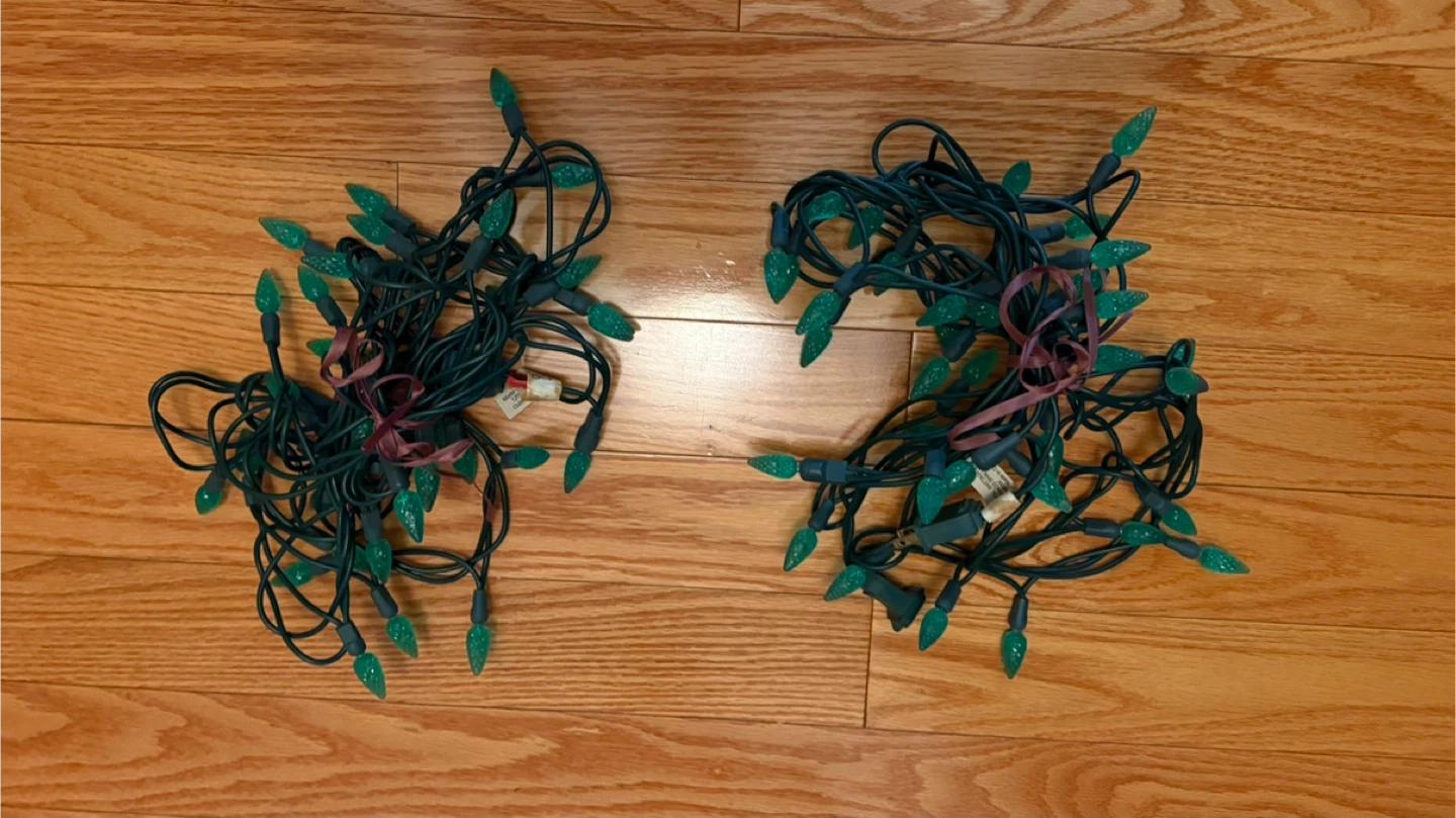 Christmas String Lights - Green