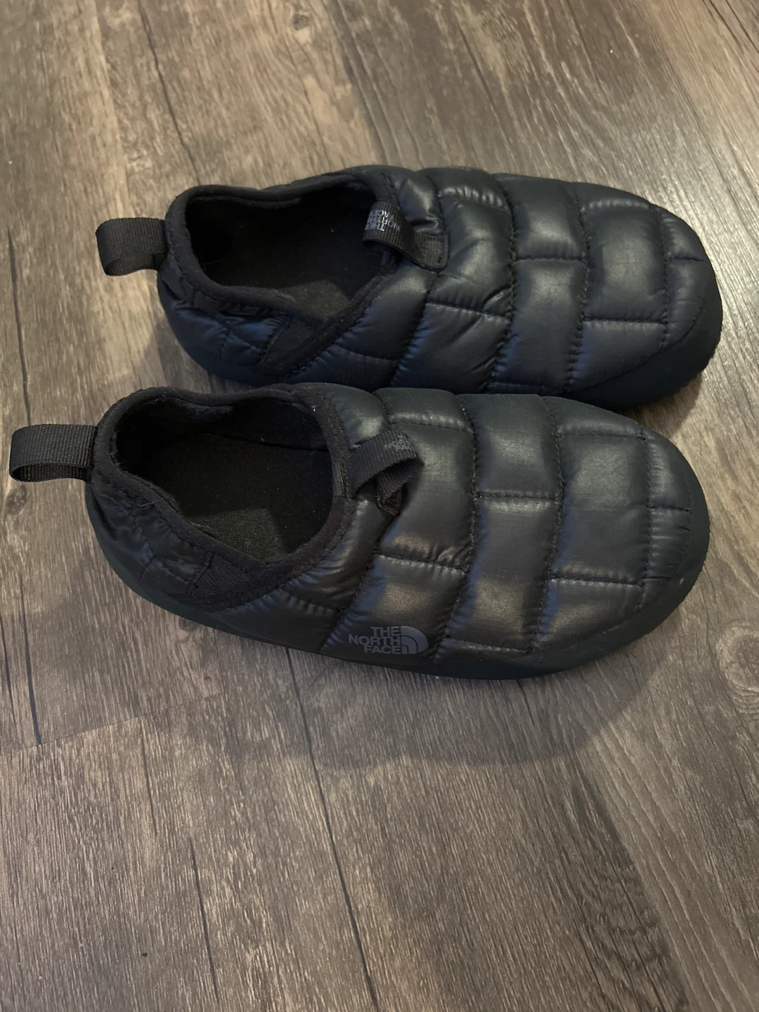 The North Face Black Puffer Slippers