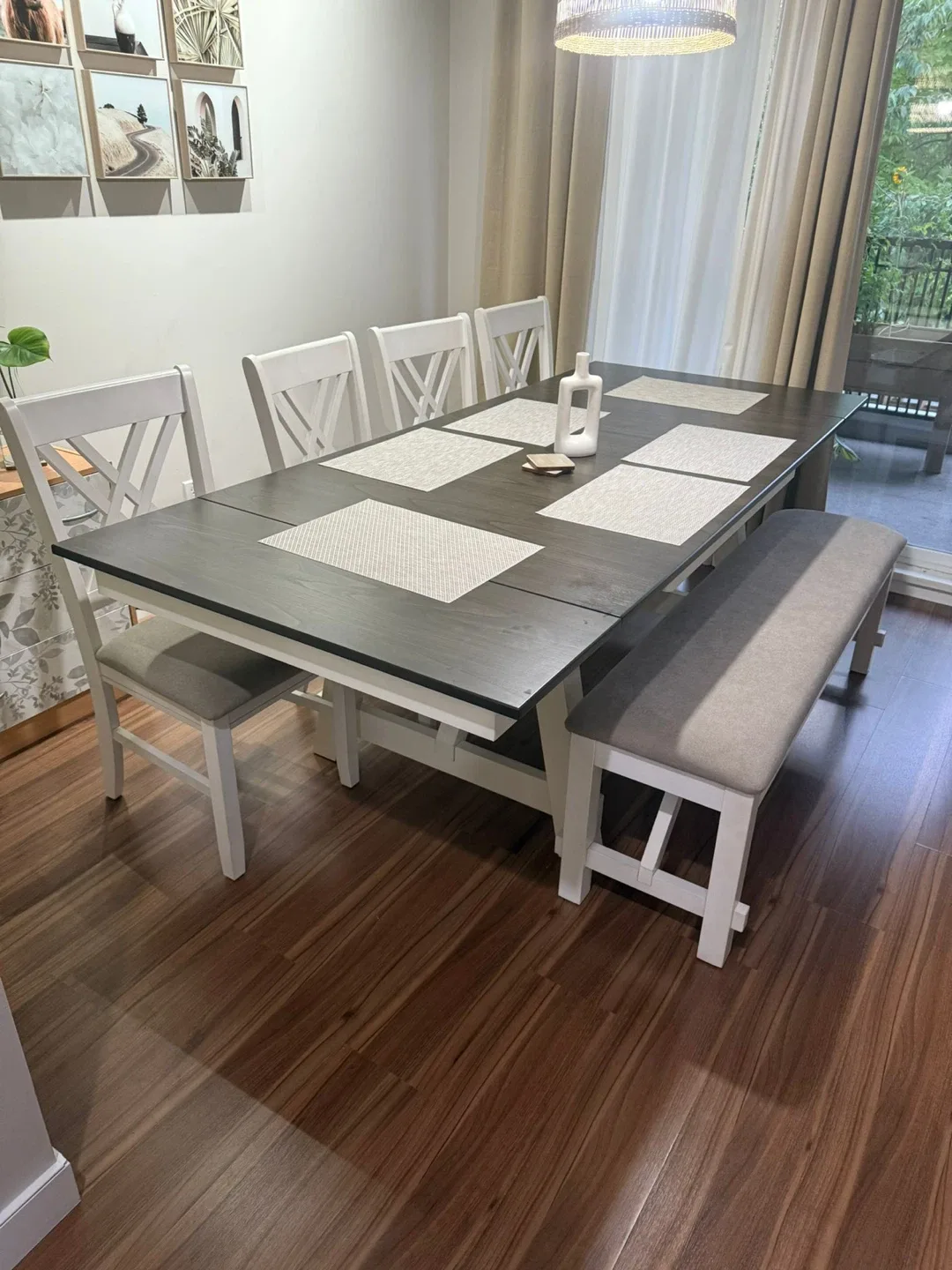 Dining Table Set with Bench image indicator(5)