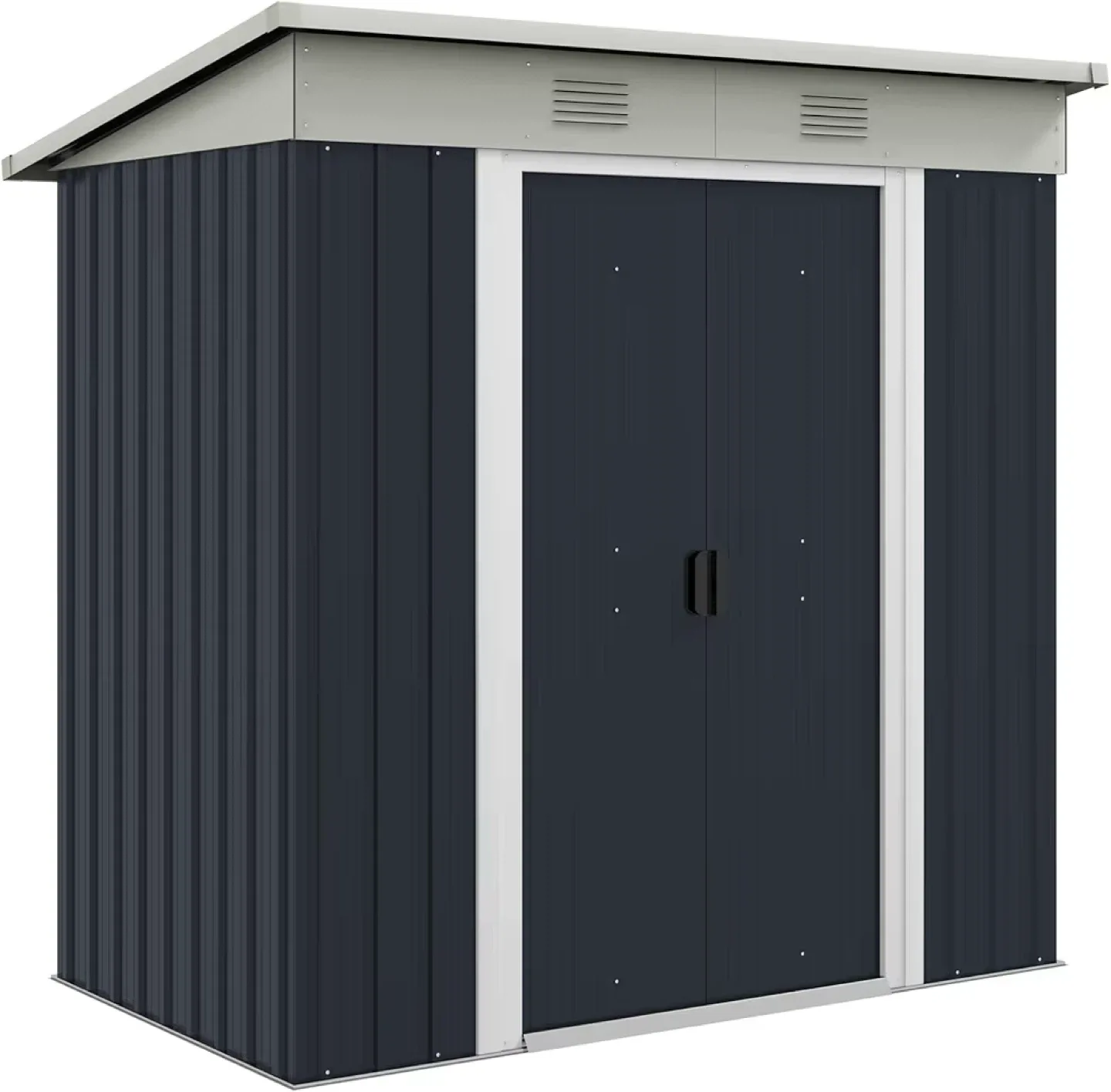 Metal Garden Shed - Galvanized Steel Structure