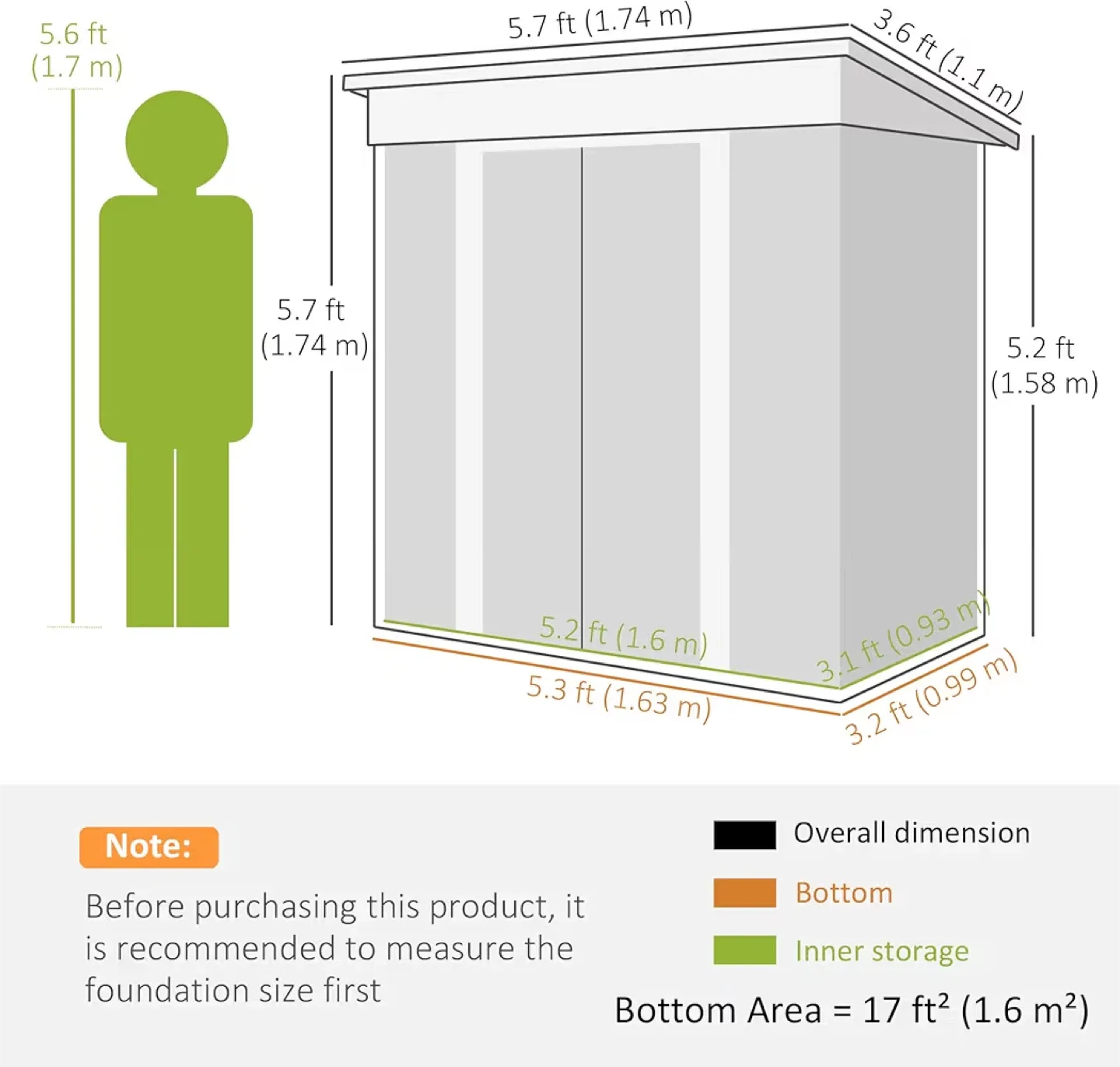 Metal Garden Shed - Galvanized Steel Structure image indicator(3)