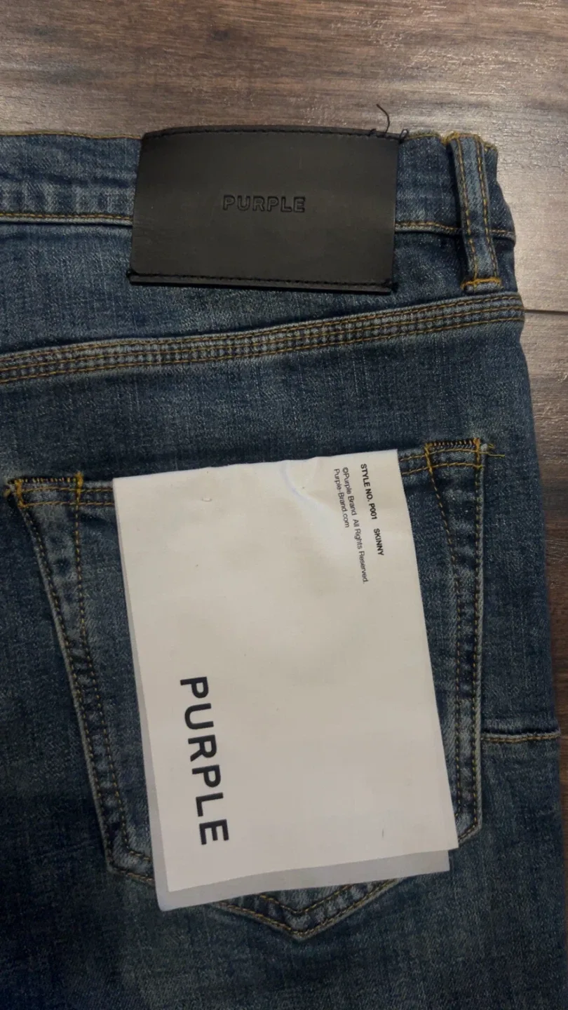Authentic Purple Brand P001 Skinny Jeans size 34 image indicator(4)