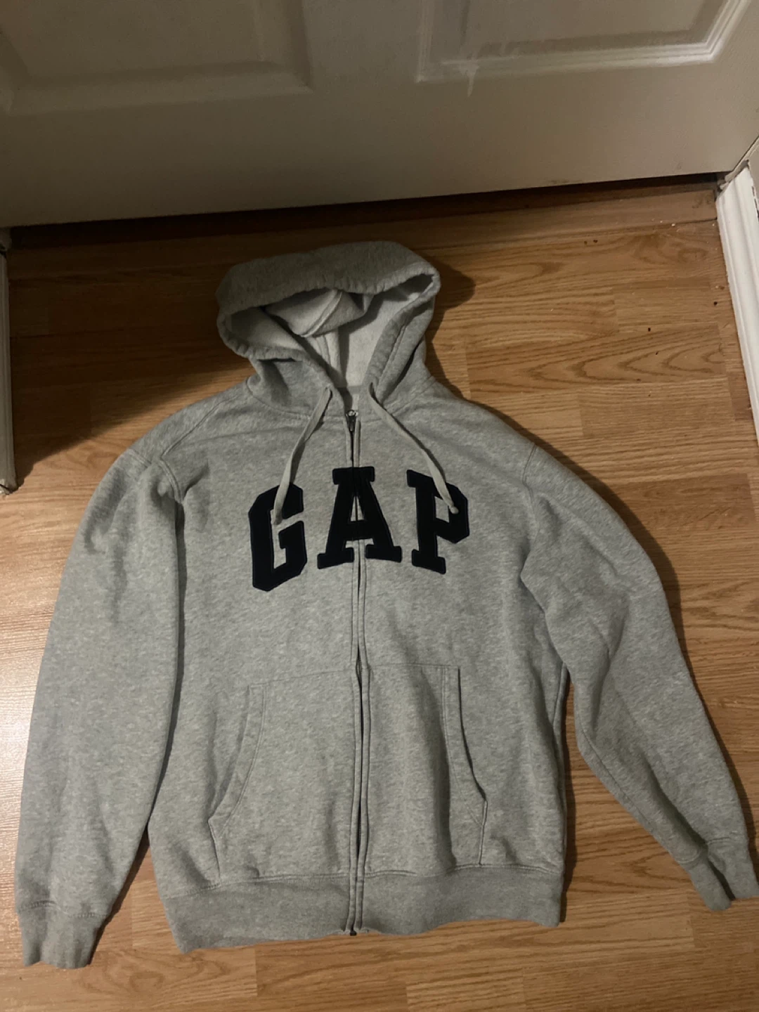 GAP Grey Zip-Up Hoodie
