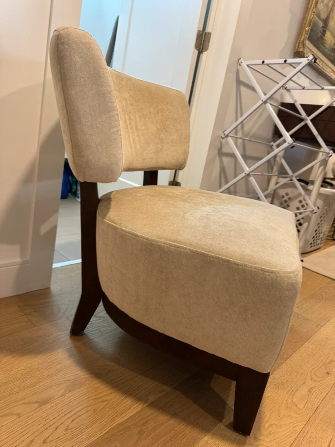 LOW BOXY ACCENT CHAIR FOR SALE