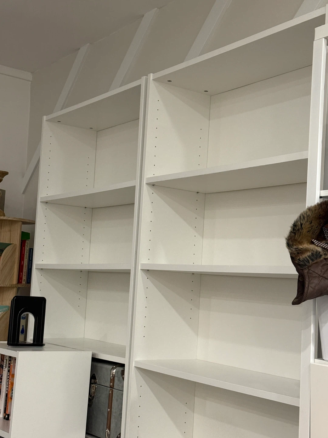 IKEA two Billy Bookcase - White