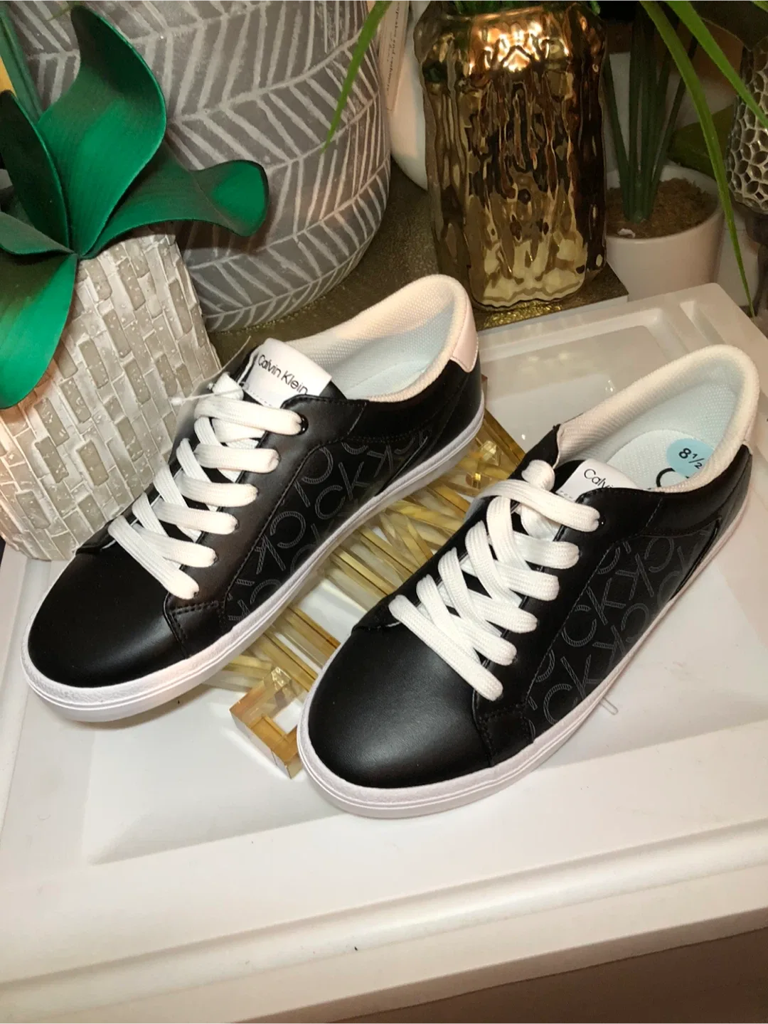 Calvin Klein Black Sneakers - Size 8.5 image indicator(2)