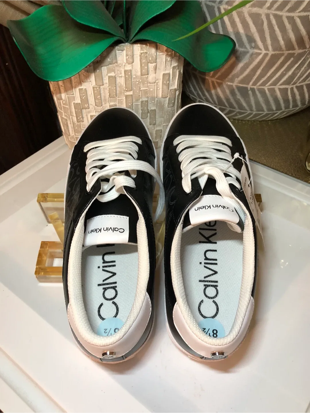 Calvin Klein Black Sneakers - Size 8.5 image indicator(5)