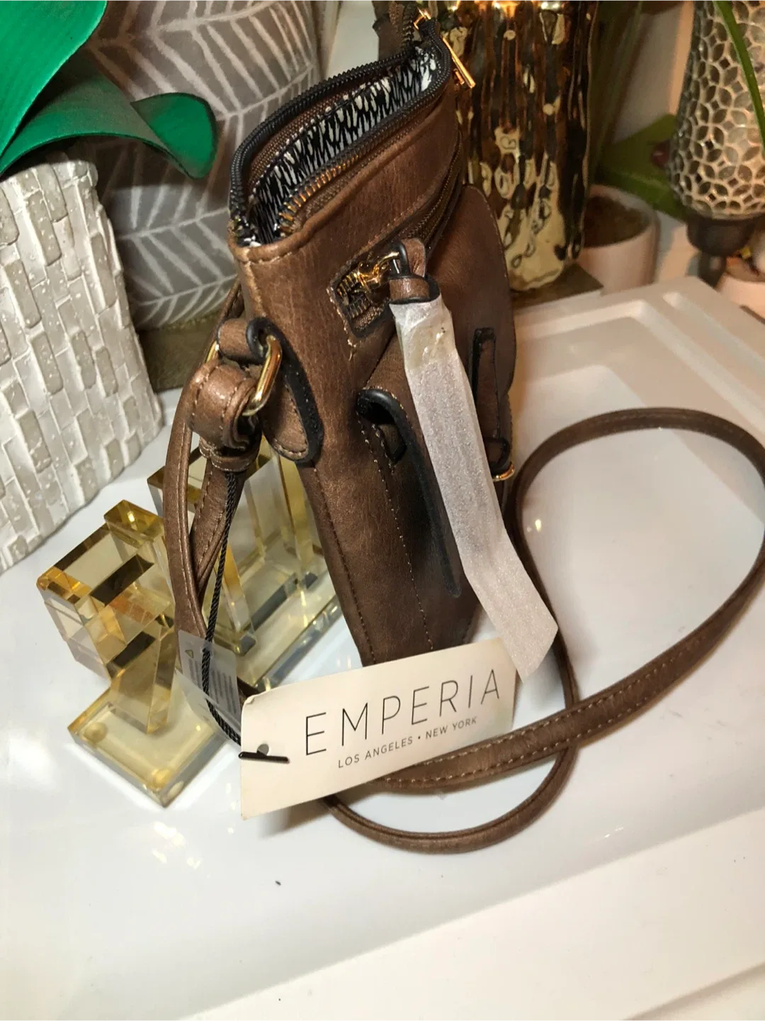 Emperia Brown Crossbody Bag - Like New! image indicator(3)
