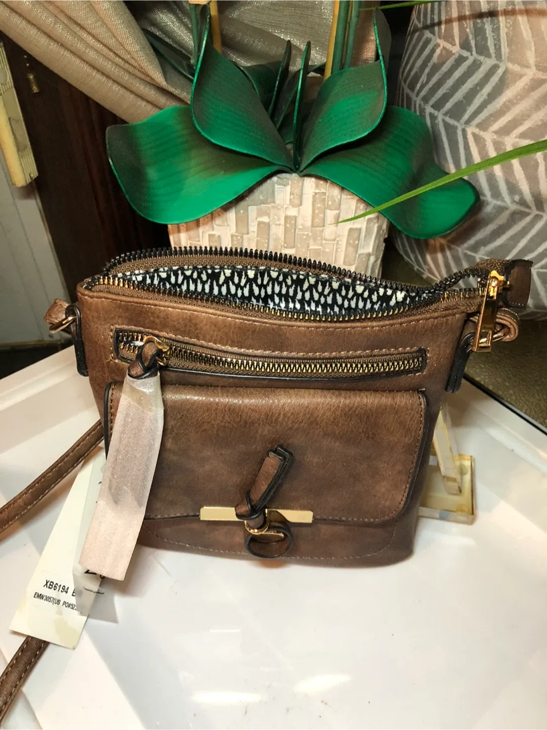 Emperia Brown Crossbody Bag - Like New! image indicator(4)