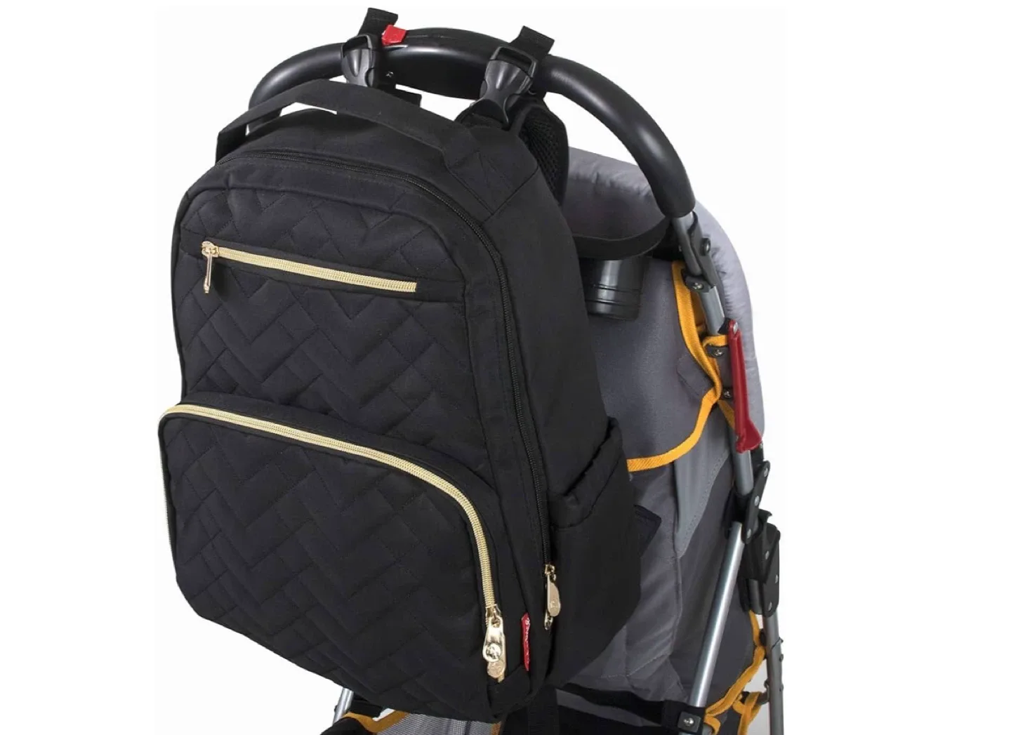 Fisher-Price Morgan Quilted Diaper Bag with Changing Pad image indicator(7)