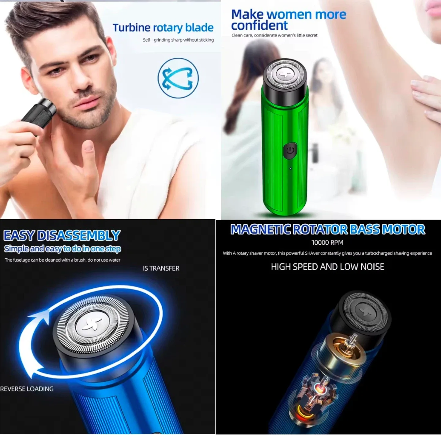 Electric Rechargeable Mini Shaver Unisex (NEW) image indicator(6)