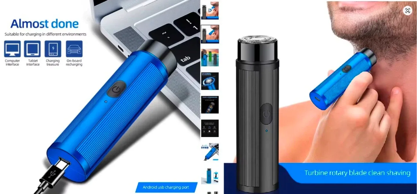 Electric Rechargeable Mini Shaver Unisex (NEW) image indicator(7)