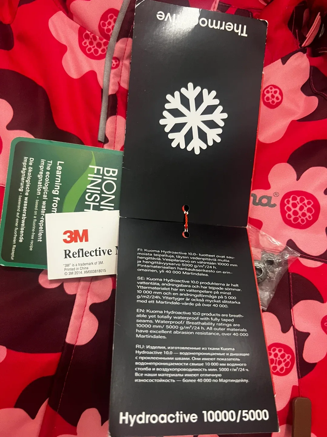 Brand New! Kuoma Girls' Winter Jacket, Size 4y image indicator(5)