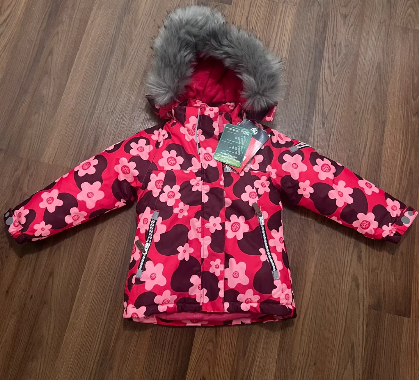 Brand New! Kuoma Girls' Winter Jacket, Size 4y image indicator(2)