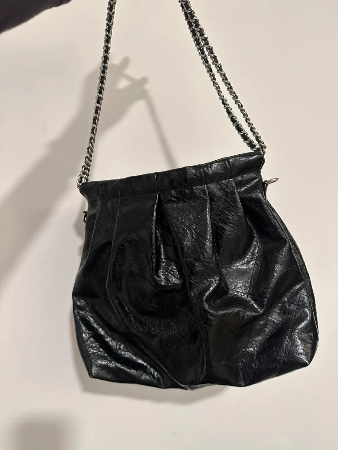 Charles & Keith Black Hobo Bag image indicator(6)