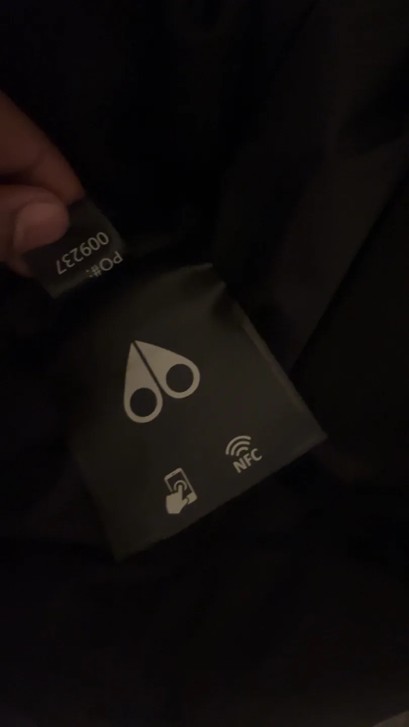 Moose Knuckles Black Down Filled Bomber Jacket image indicator(3)