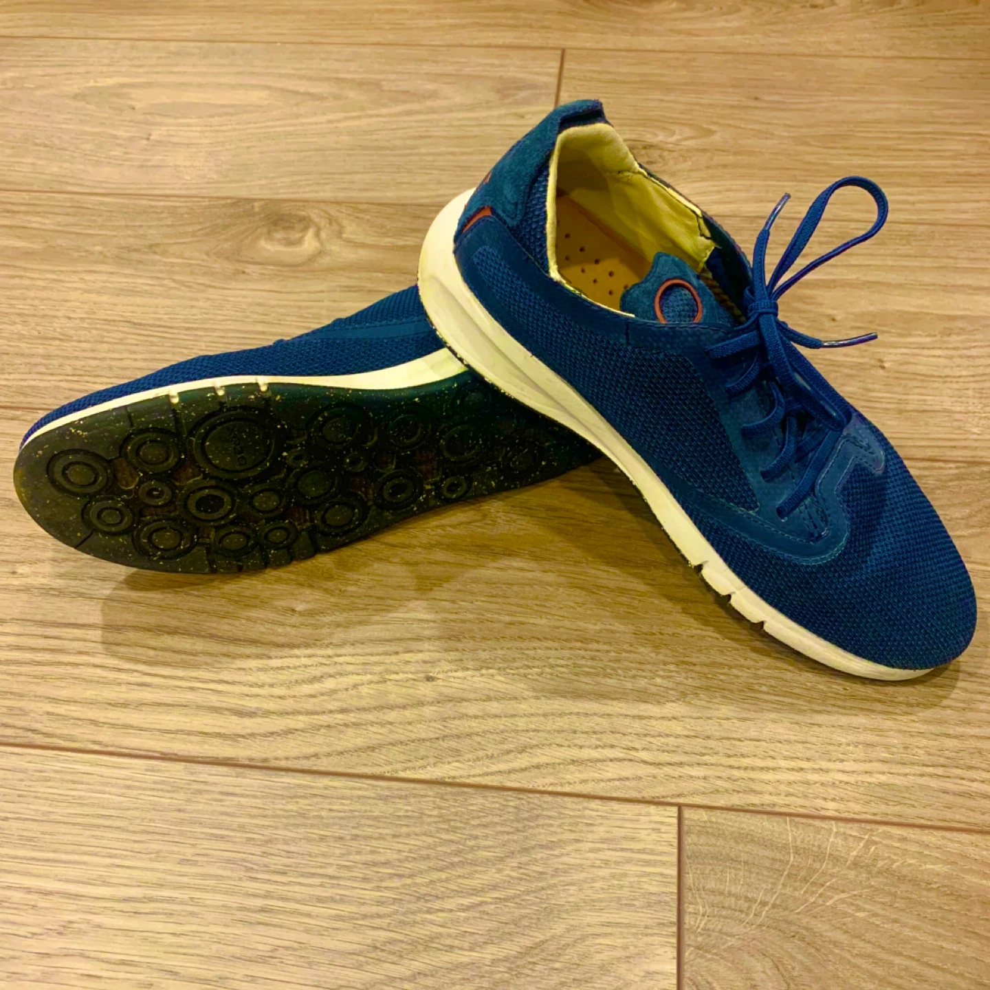 Geox Navy Blue Men’s Sneakers Size 7/8 - photo 2