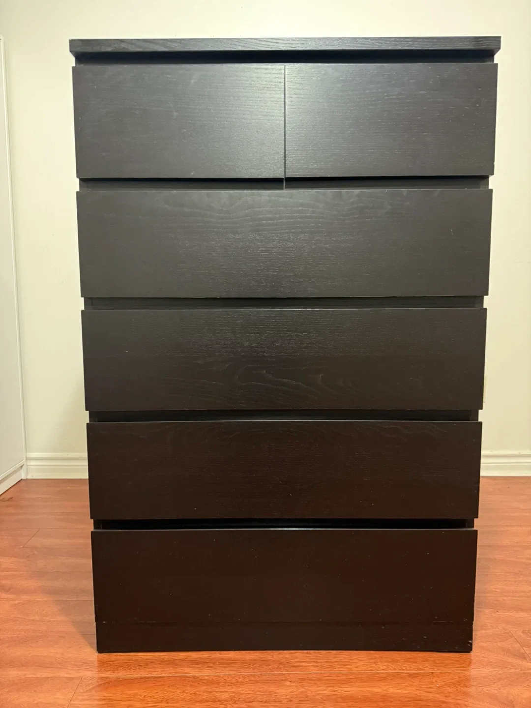 IKEA Hemnes Dresser - Black/Brown thumbnail