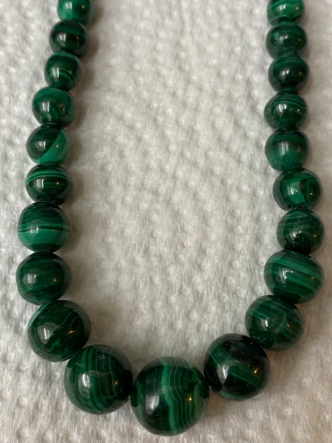 Green Malachite Beaded Necklace image indicator(2)