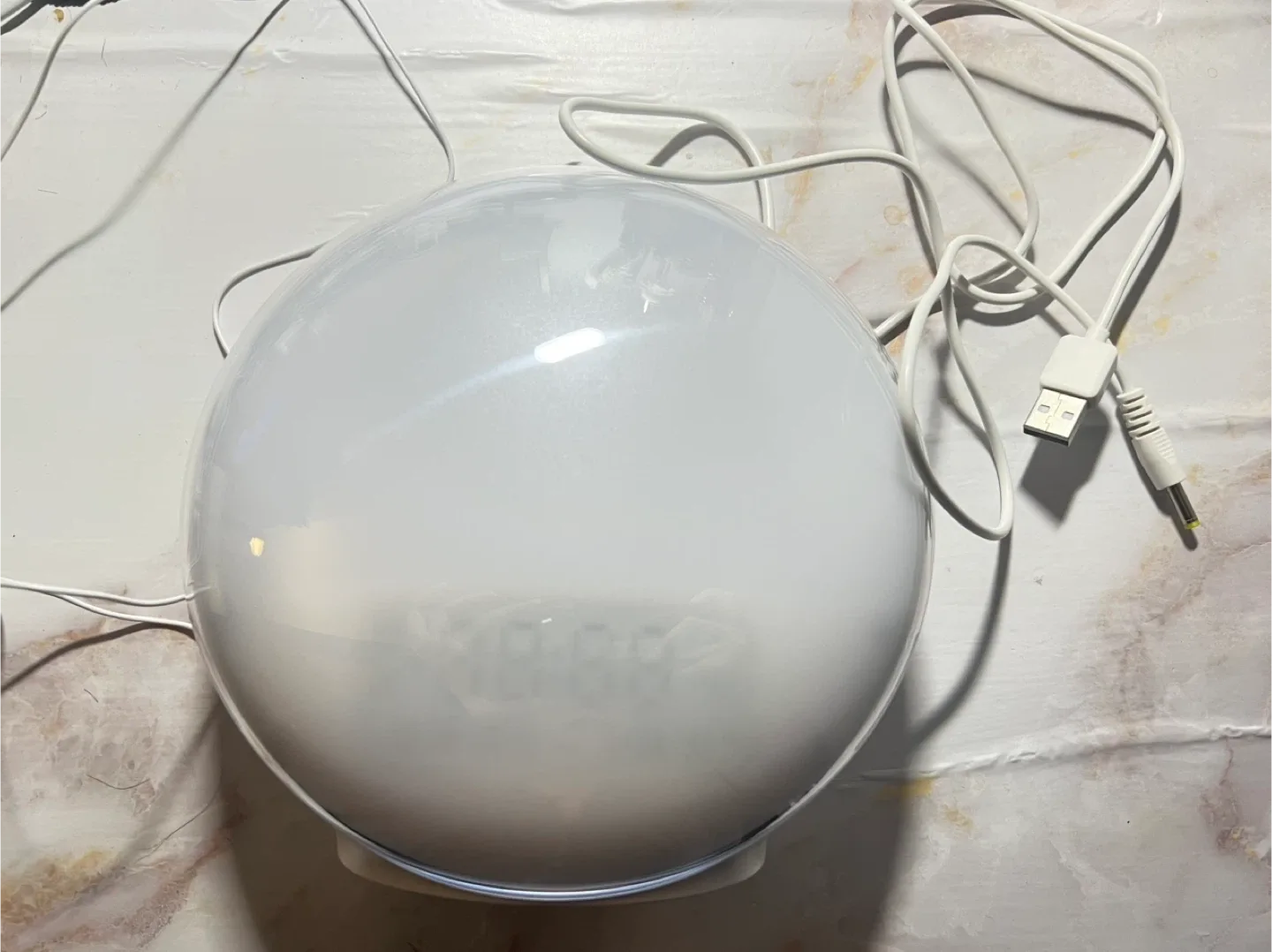 New Wake Up Lamp with White Noise & Alarm Clock image indicator(2)