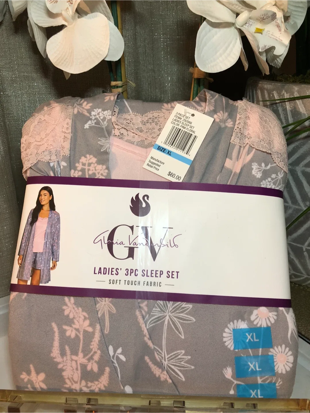 Gloria Vanderbilt Ladies' 3PC Sleep Set - XL image indicator(3)