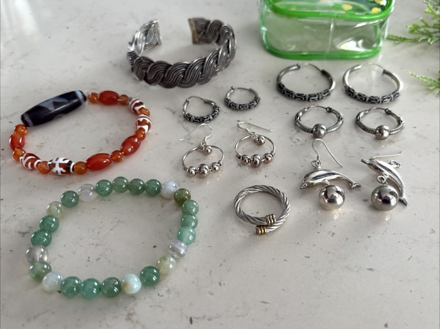 Assorted Silver-Tone Jewellery