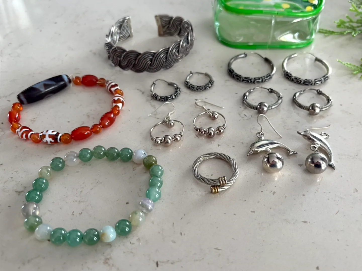 Assorted Silver-Tone Jewellery