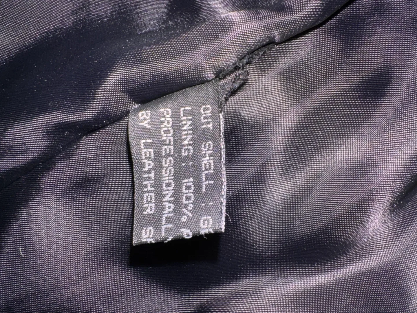 Vintage Genuine Leather Jacket with Faux Fur Lining image indicator(2)