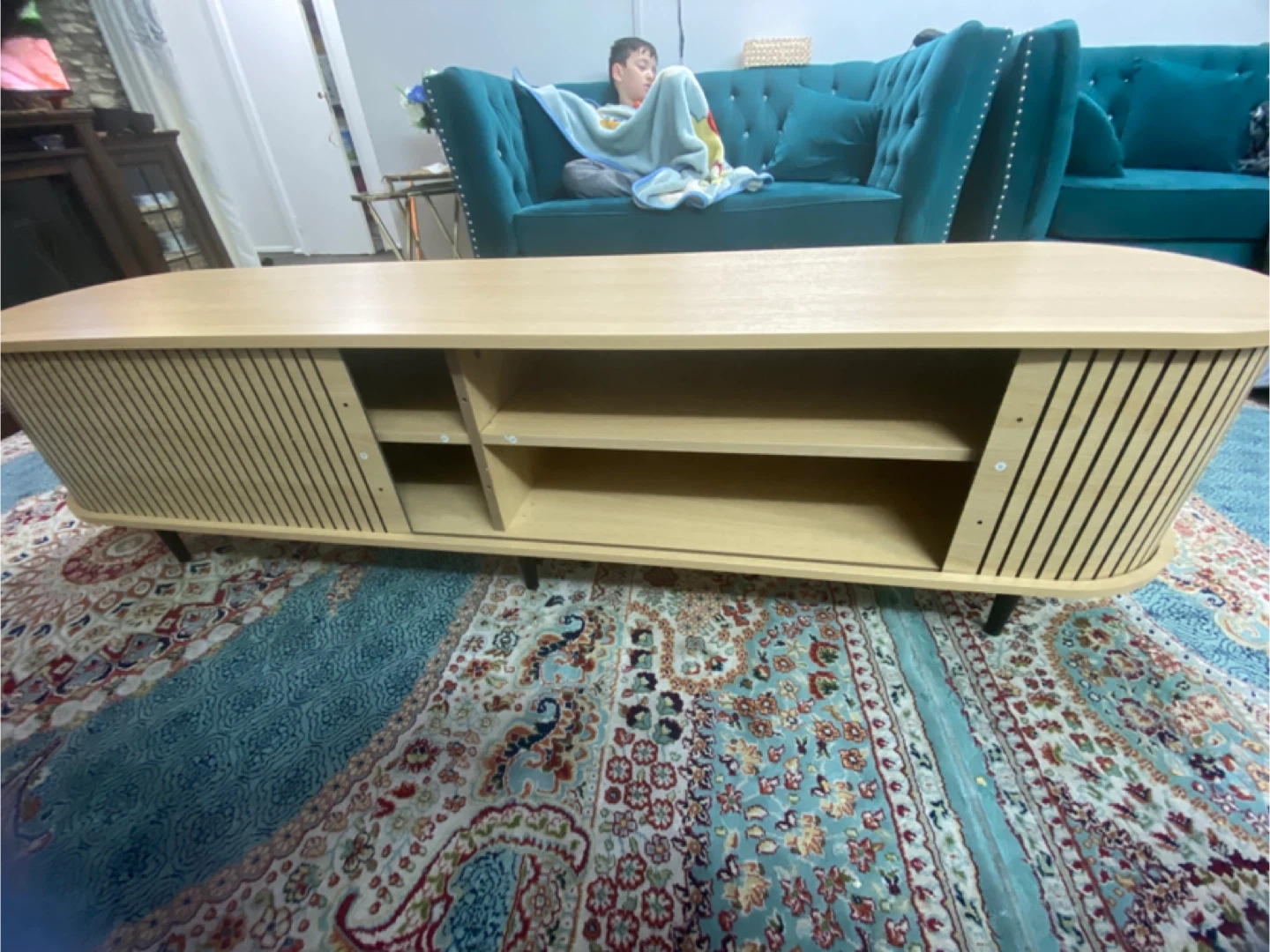 Light Wood TV Stand - photo 4
