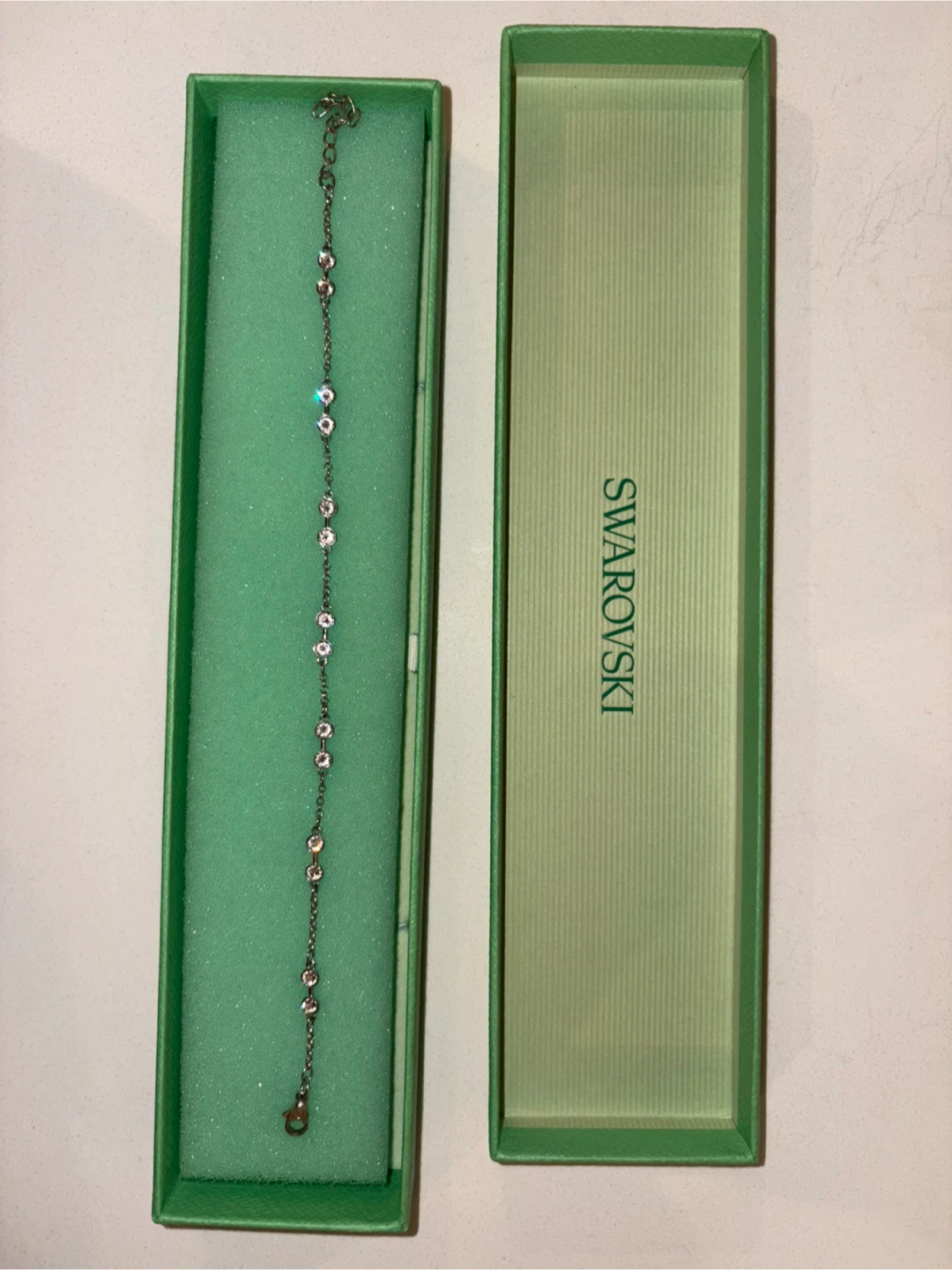 Swarovski Silver Bracelet with Box