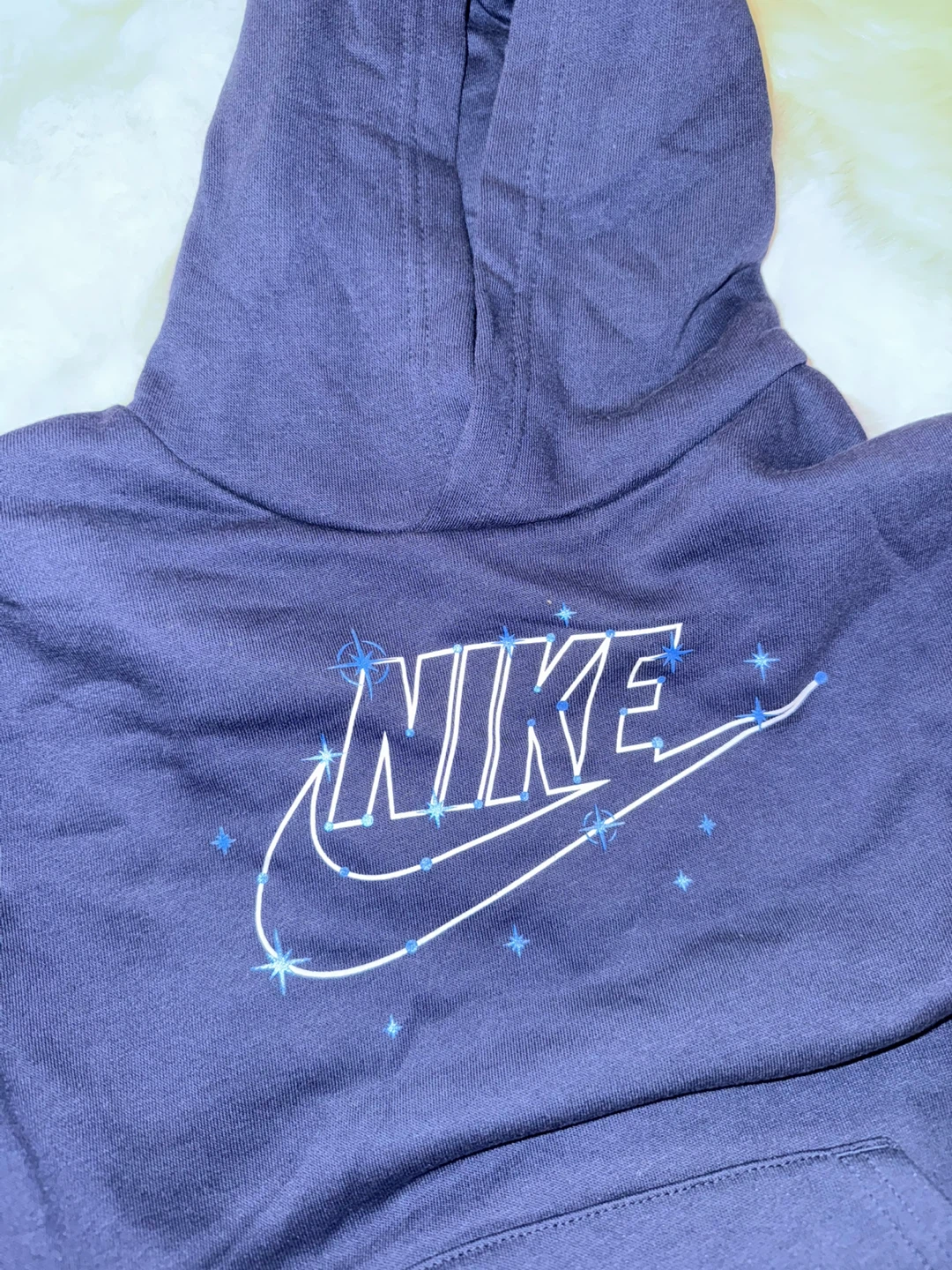 New Nike Boys' Midnight Navy Hoodie - Size 7 - photo 5