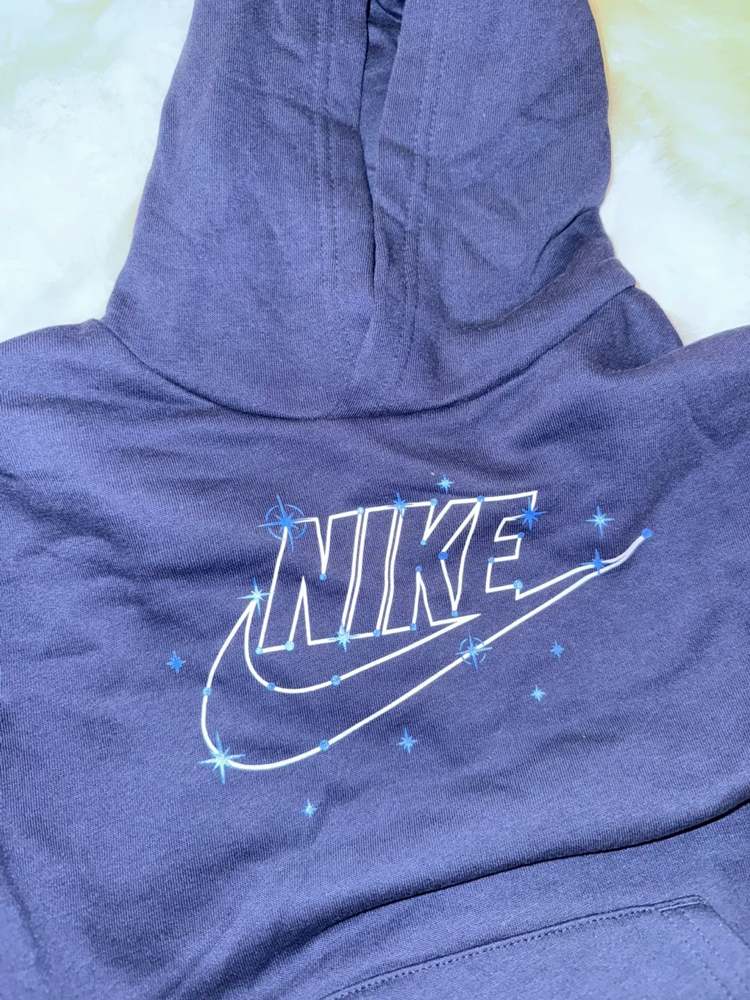 New Nike Boys' Midnight Navy Hoodie - Size 7 image indicator(5)