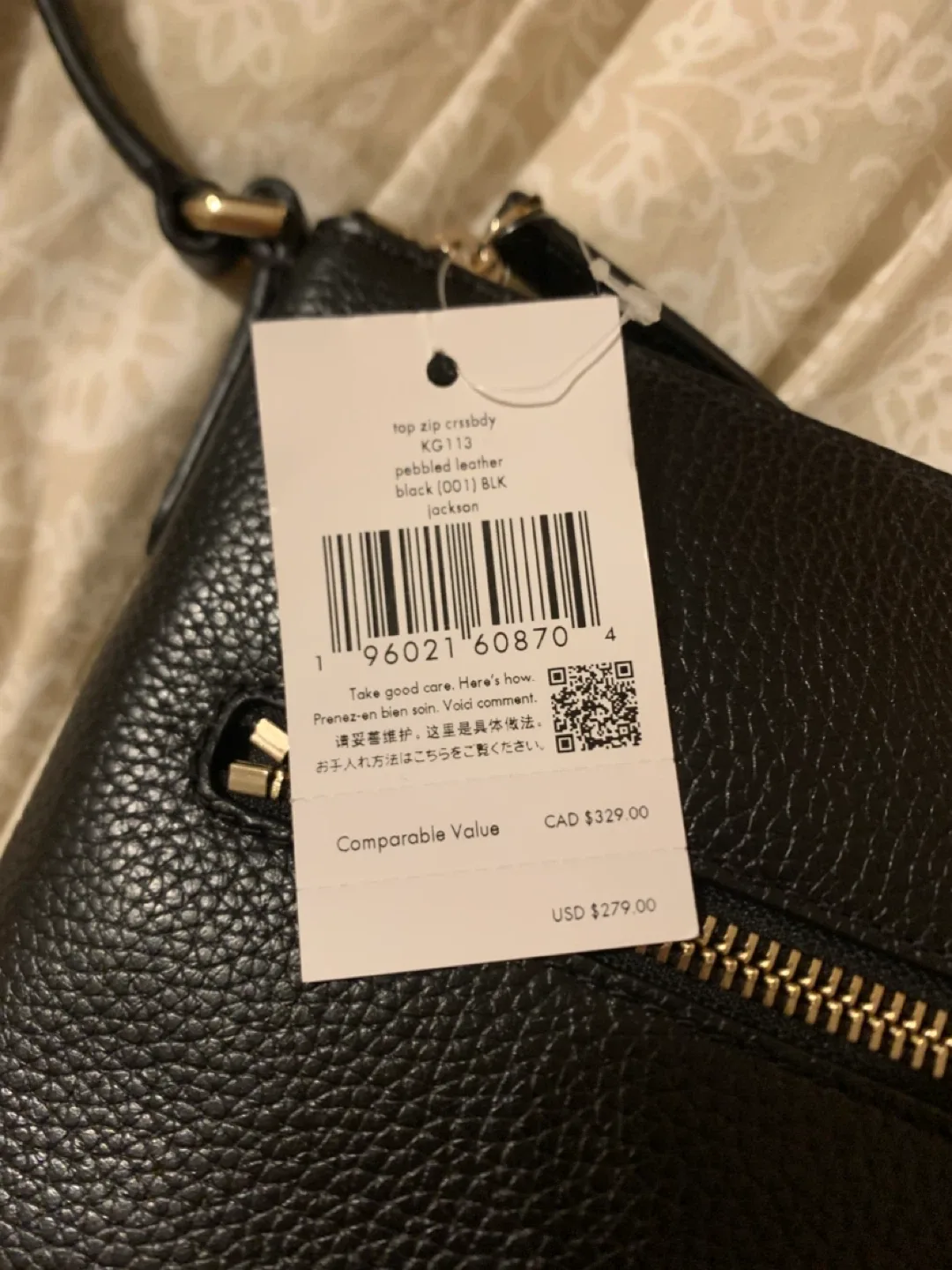 Kate Spade Black Leather Crossbody Bag image indicator(2)