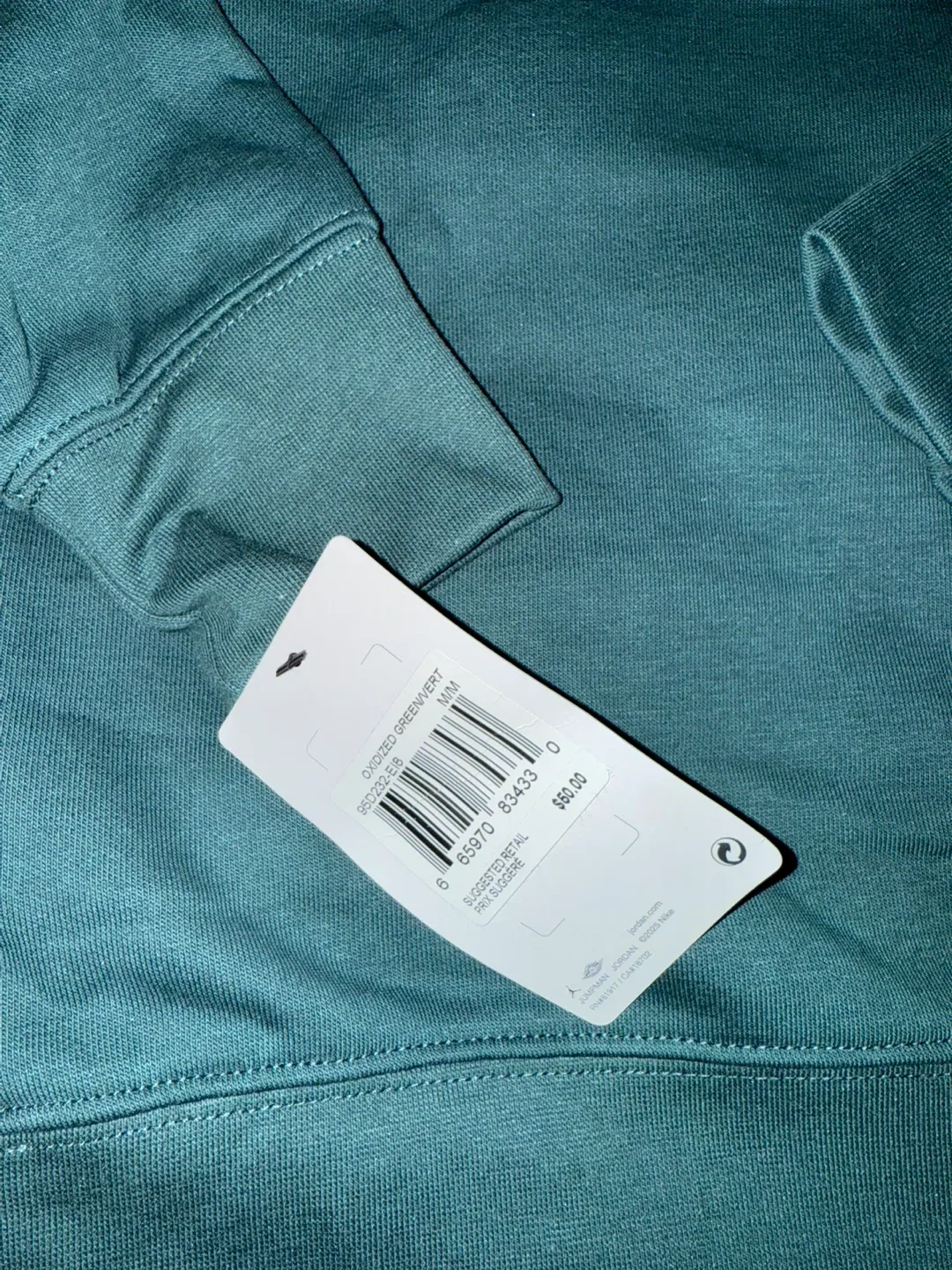 Jordan Oxizided Green M/M Hoodie - New with Tags! image indicator(4)
