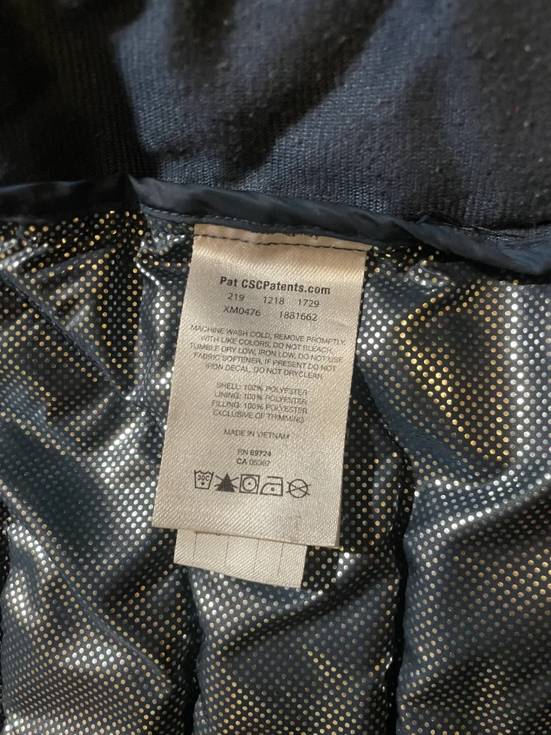 Columbia Navy Blue powder lite Jacket image indicator(8)