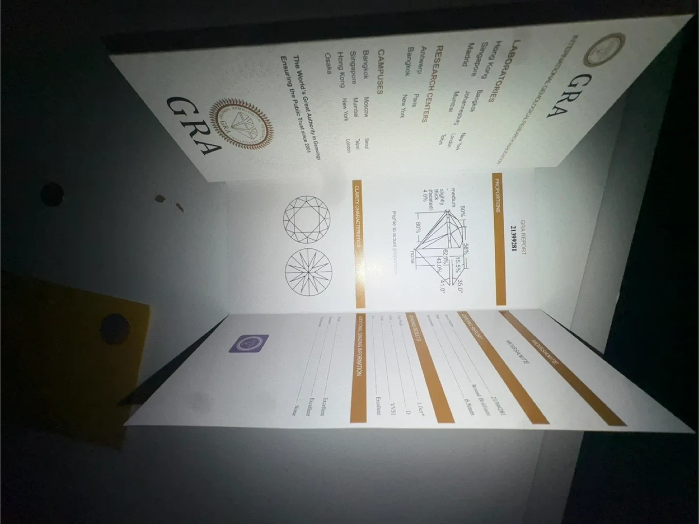 GRA Moissanite Stud Earrings - New! image indicator(7)