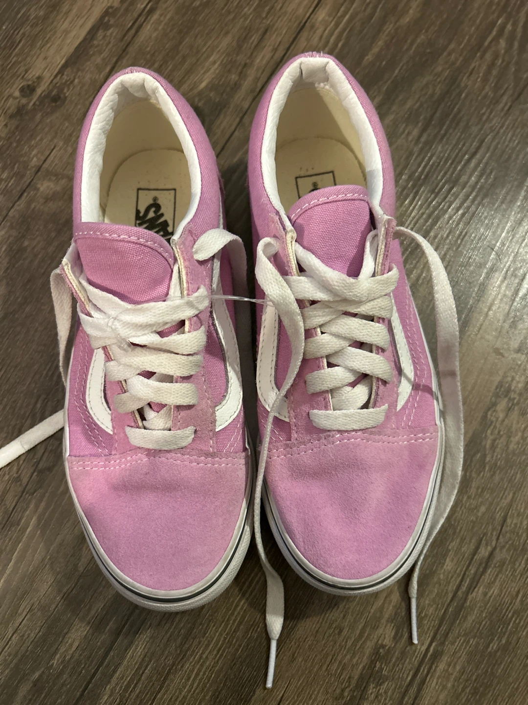 Vans Old Skool Pink Sneakers girls size 3